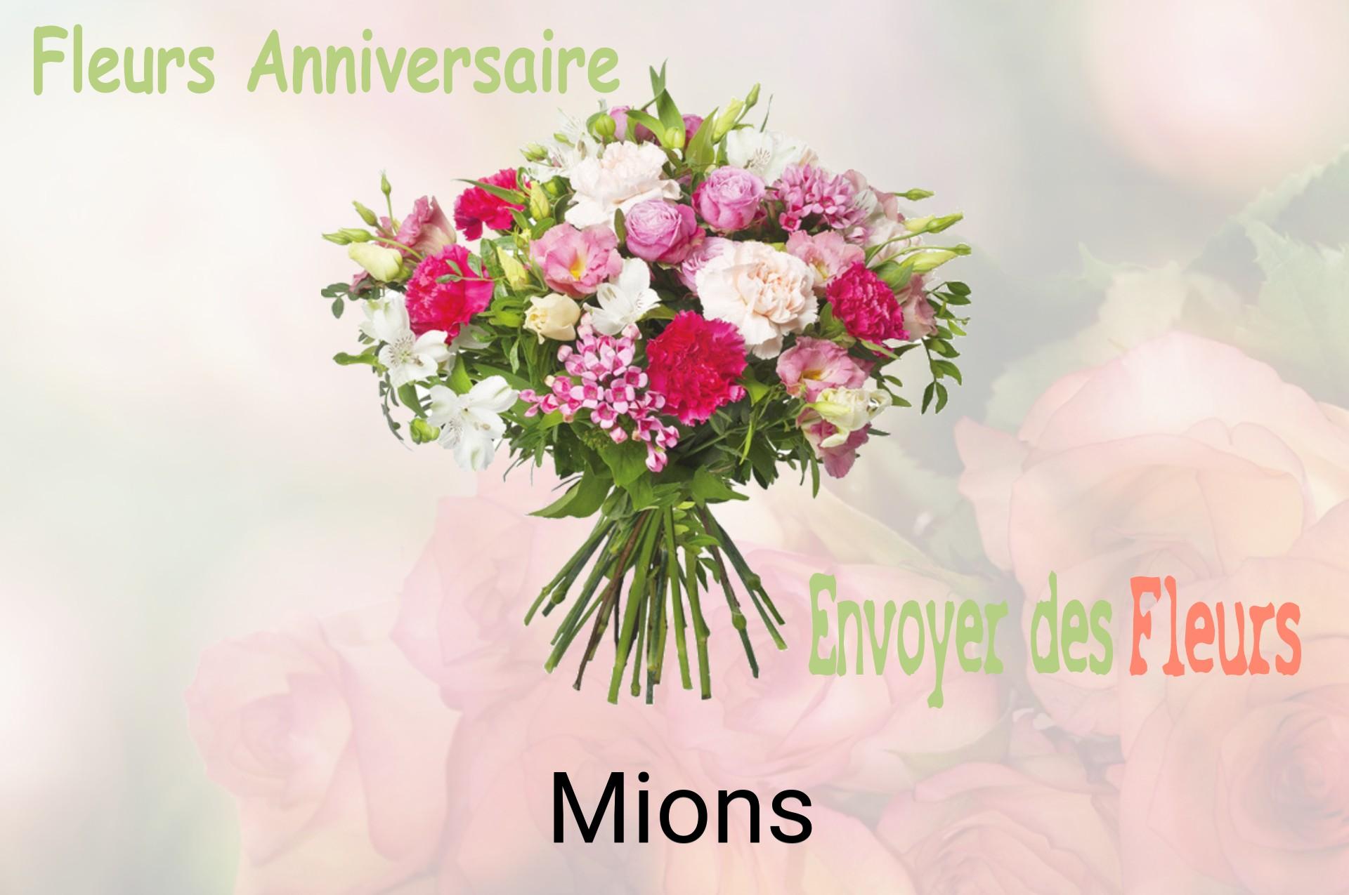 Bouquet de fleurs d’anniversaire livré à Mions